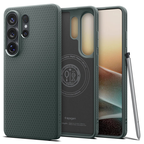 Spigen Galaxy S26 Ultra Liquid Air (MagFit) Case (Abyss Green)