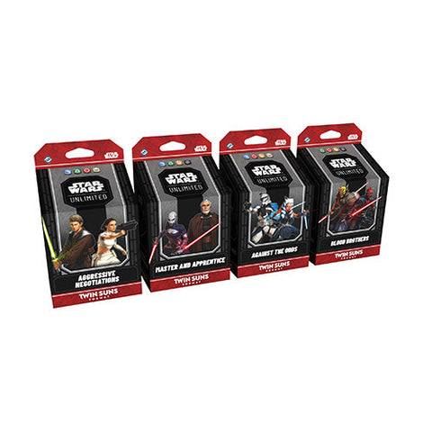 Fantasy Flight Games Star Wars Unlimited Twin Suns Deck (Set of 4)