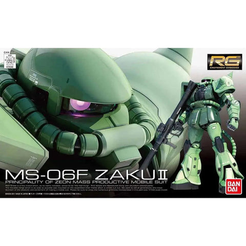 Bandai Rg 1/144 Ms06f Zaku Ii