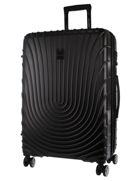 Pierre Cardin Medium Hard-Shell Suitcase Travel Luggage Bag 70cm Black