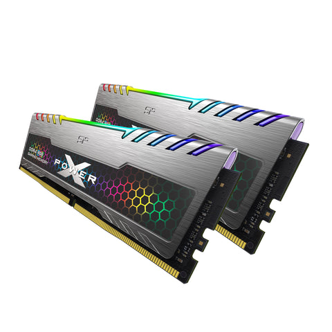 Silicon Power 32GB (2x16GB) 3600MT/s Turbine Gaming Desktop Memory RGB DDR4 RAM - SP032GXLZU360BDB