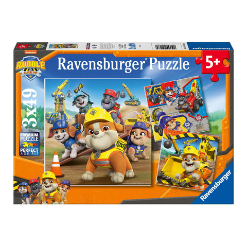 Ravensburger 3x49pc Rubble & Crew Work Vehicles Puzzle