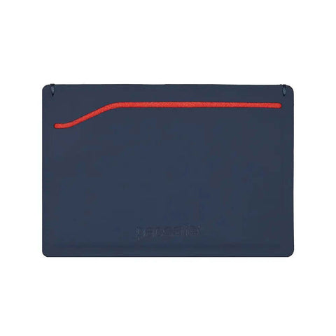 Pacsafe TEC Sleeve Wallet - Navy / Red - RFIDsafe
