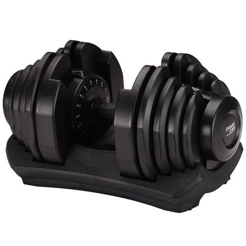 Powertrain 40kg Adjustable Dumbbell Home Gym Exercise Equipment Free Weights
