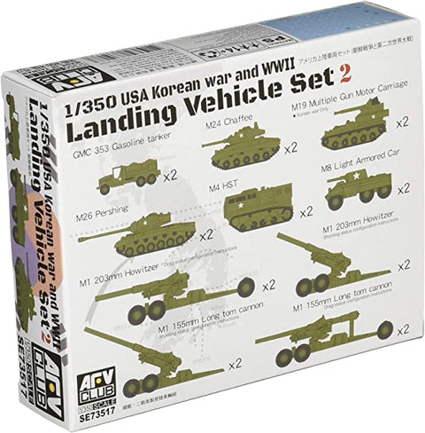 AFV Club 1/350 USA Korea and WWII Landing Vehicles Kit