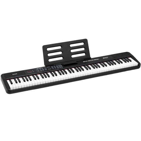 Alpha Piano Keyboard 88 Keys Electric Electronic Keyboard Piano Gift (Black)