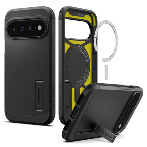 Spigen Google Pixel 11 Pro XL Tough Armor (MagFit) Case (Black)