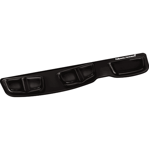 Fellowes Keyboard Palm Support Gel Wrist Rest (Black)