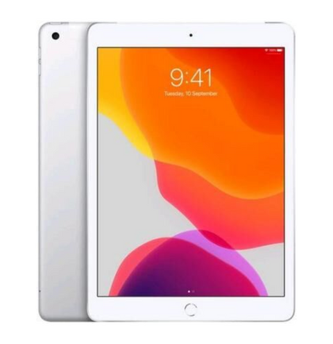 Apple iPad 7th Gen 128GB WiFi Cellular (Silver) [~Refurbished: As New]