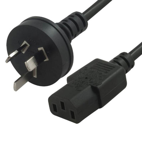 Rotanium 3Pin Male to IEC C13 Female PC Power Cable