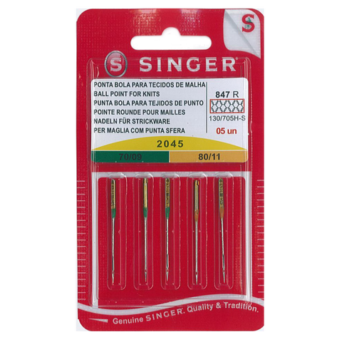 SINGER Ballpoint / Stretch Fabric Needles - NG2045-ASST-5 Stretch Fabric Needles