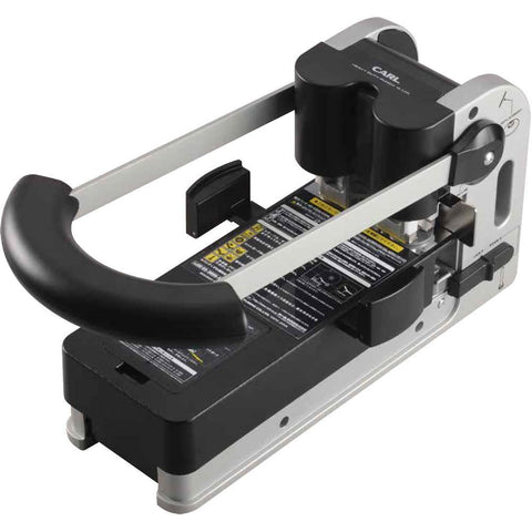 Carl HD-530N Heavy Duty 2 Hole Punch 300 Sheet (Black/Grey)