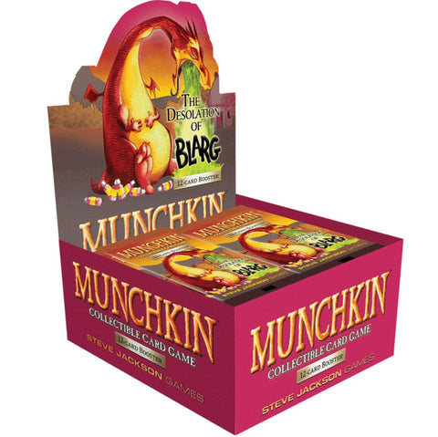 Steve Jackson Games Munchkin CCG The Desolation of Blarg Booster DISPLAY 24