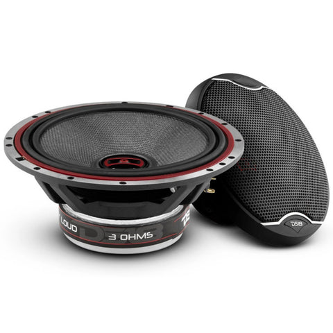 DS18 EXL-SQ 6.5" 2-Way Speakers with Glass Fiber Cone 120W RMS (Pair)