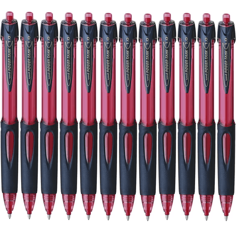 Uni-Ball SN220 Power Tank Pen 1.0mm - Red (Box 12)