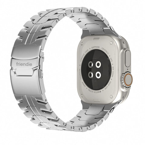 Friendie Stainless Steel Link Bracelet Band (Ultra) – Darwin Ultra Stainless Steel (Apple Watch Ultra, Large)