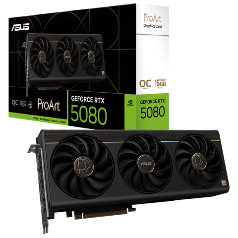 Asus ProArt GeForce RTX 5080 OC 16G Graphics Card (PROART-RTX5080-O16G)