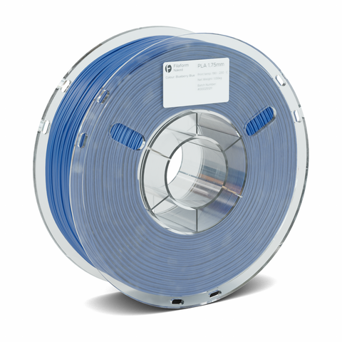 Filaform Naked PLA 3D Printer Filament 1.75mm 1kg (Blueberry Blue)