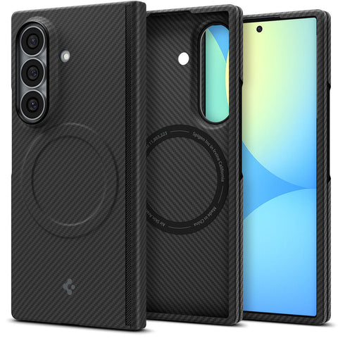 Spigen Galaxy Z Fold 8 Ultra Airskin Aramid (MagFit) Case (Black)