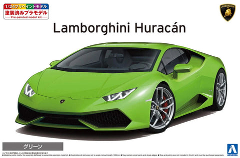 Aoshima 1/24 '14 Lamborghini Huracan Green