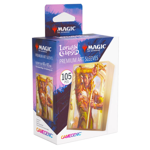 Gamegenic Magic The Gathering Lorwyn Eclipsed Premium Art Sleeves - Morcants Loyalist 66mmx92mm 105 Sleeves Per Pack