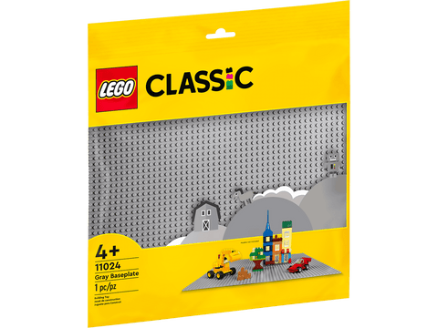 LEGO 11024 Gray Baseplate - Classic 4+