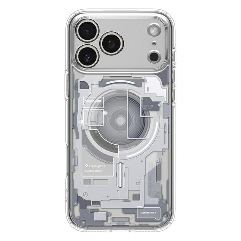 Spigen Apple iPhone 17 Pro Max Ultra Hybrid Zero One (MagFit) Case - Zero One White