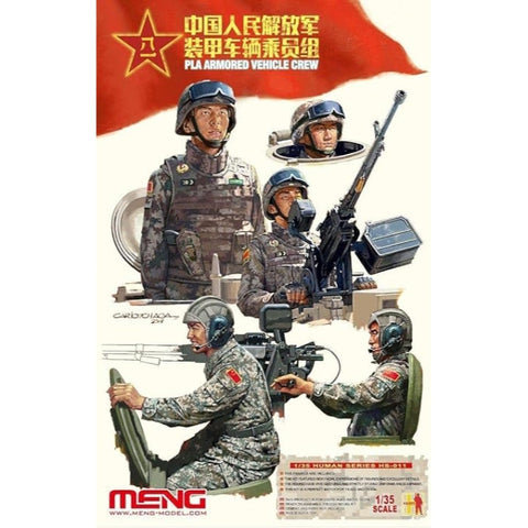 Meng 1/35 PLA Armoured Vehicle Crew Plastic Model Kit