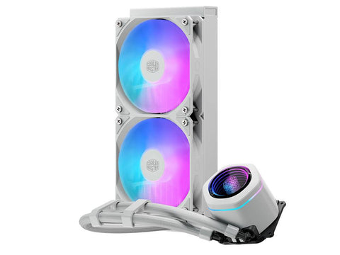 Cooler Master MasterLiquid Core Nex 240 ARGB All-in-One Cooler - White