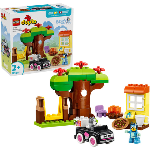 LEGO 10469 Pizza Girls with Muffin and Bluey - Duplo