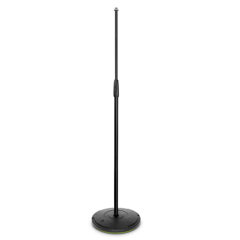 Gravity TMS23 Touring Series 160cm Microphone Steel Stand with Round Base Black