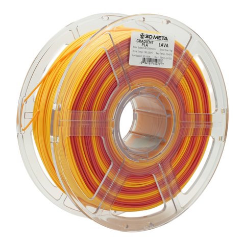 3D META Gradient PLA 3D Printing Filament - Lava
