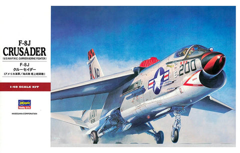 Hasegawa 1/48 F-8J Crusader (U.S. Navy/M.C. Carrier-Borne Fighter)