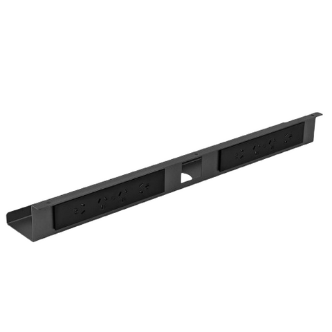 Desky Mini Cable and Power Tray 8-Plug (Space Grey)