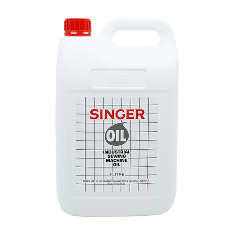 SINGER All-Purpose High-Quality Lubricating Oil for Sewing Machines Household and Industrial Use - 5 Liter