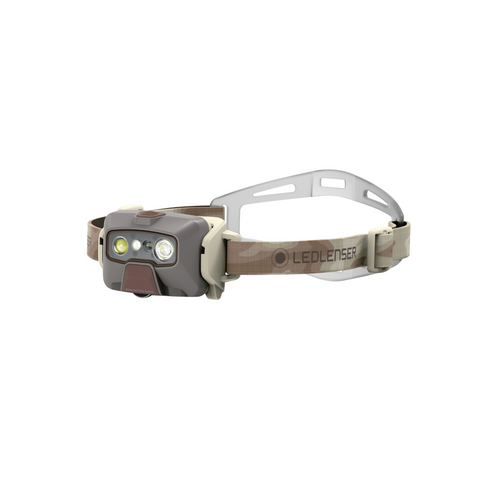 Ledlenser HF6R Signature Headlamp Rechargeable LED Head Torch Hiking Hunting - Brown