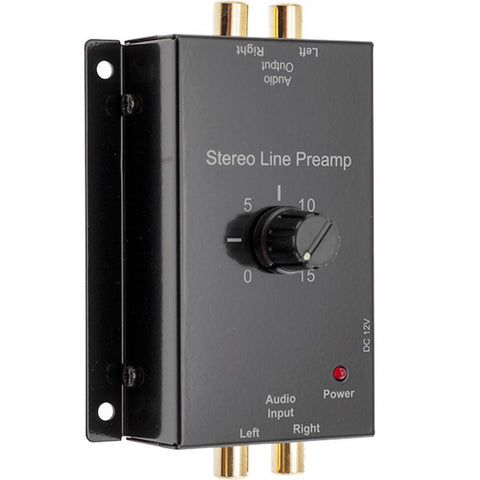 PRO2-1327 Preamp Stereo Audio Line In/pre-amp/Pre amplifier Gain Control  0-15dB
