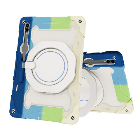 Redefine Armor Shockproof Handle Case for Samsung Galaxy Tab S8 Ultra / S9 Ultra / S10 Ultra - Blue