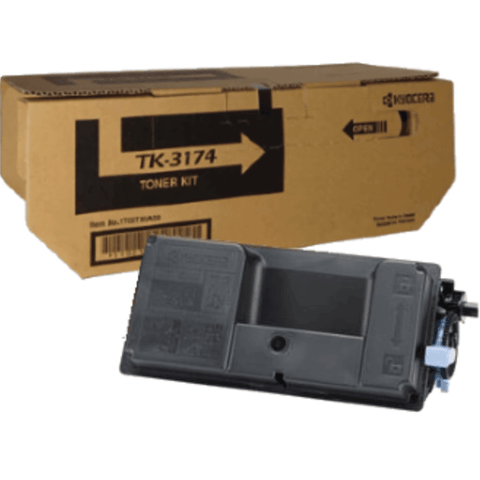 Kyocera TK-3174 Toner Ink Cartridge Kit Black Genuine TK3174 EcoSys 3050 3150