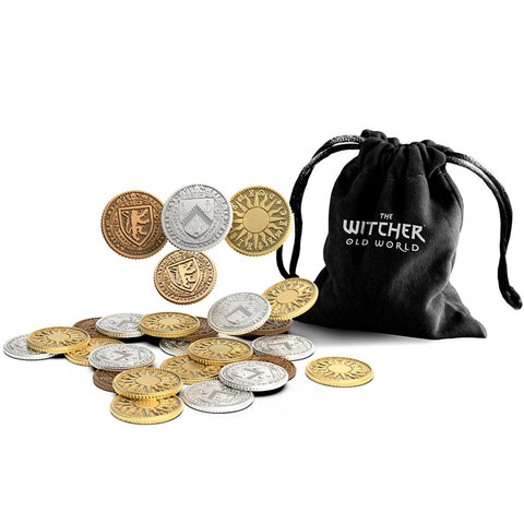 Rebel The Witcher Old World Metal Coins Kids/Children Tabletop Board Game 14y+