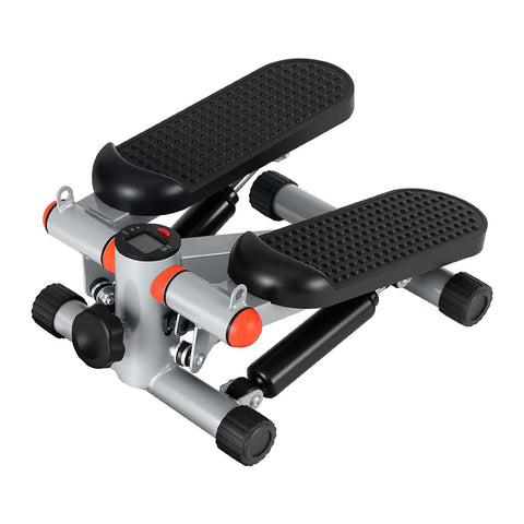 Everfit Mini Stepper with Resistance Rope Aerobic for Exercise Compact Home Workout (Grey)