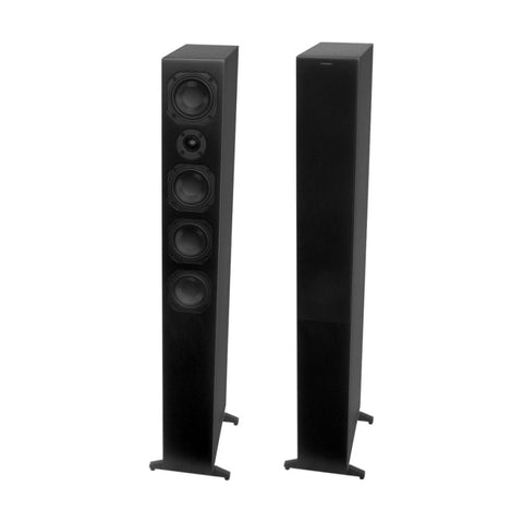 Scansonic HD 2-Pieces L12 Series Floorstanding Home Speakers 180W (Black)