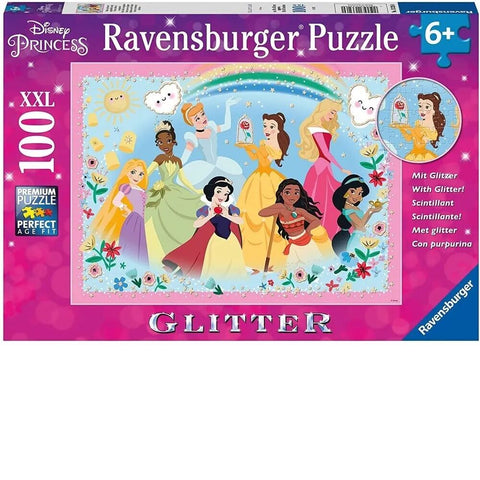 Ravensburger Puzzle 100pc XXL - Disney Strong, Beautiful And Brave Glitter