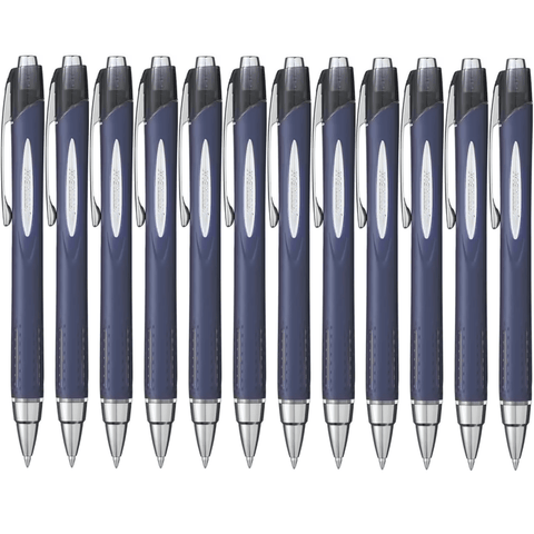 Uni-Ball SXN-217 Jetstream Pen 0.7mm - Black (12 Pack)