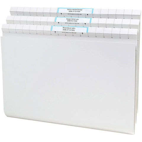 Avery 166007 Quickvue Files With Labels [Box 50]