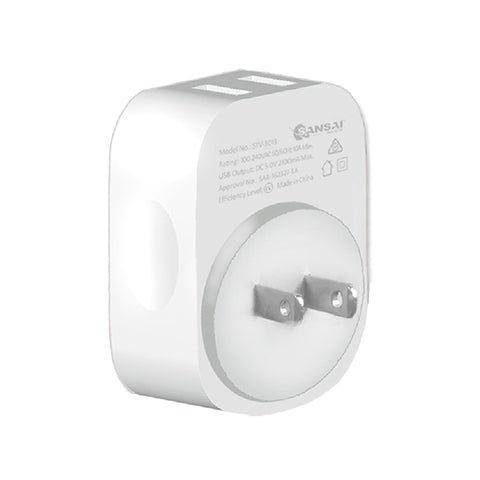 Sansai Travel Adaptor with USB-C And USB-A Port - AU/Japan Region