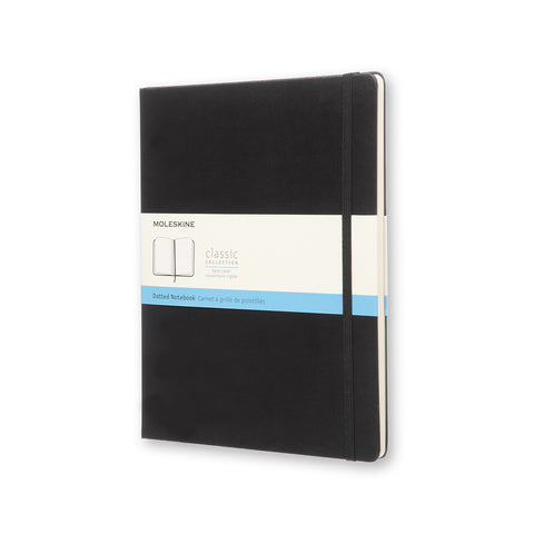Moleskine Dot Grid Classic Hard Cover Notebook Extra Large (Black)