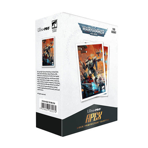Ultra Pro T'au Empire Codex Aligned 105ct Apex Deck Protector Sleeves for Warhammer 40k