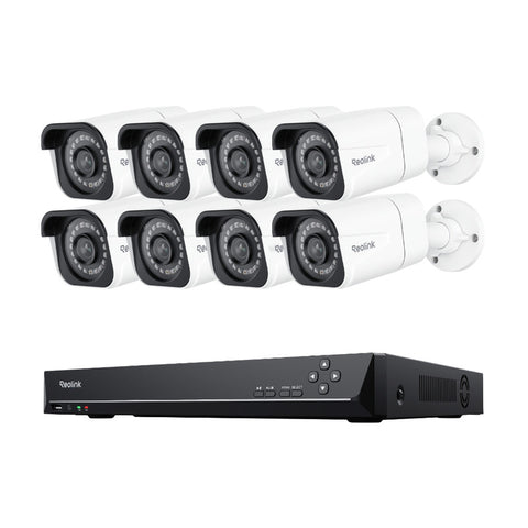 Reolink 16CH 4K PoE Surveillance System CCTV Outdoor RLK16-810B8-A