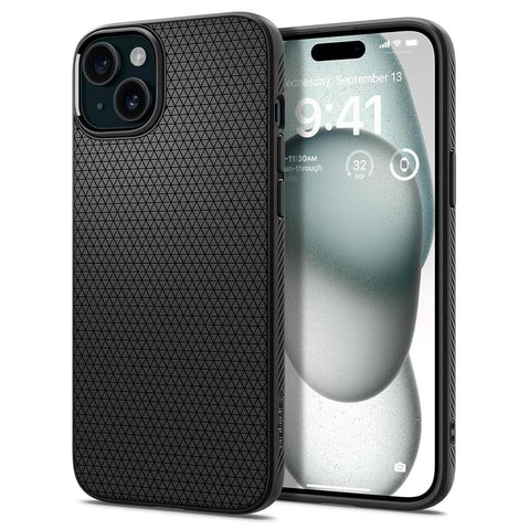 Spigen Apple iPhone 15 Plus Liquid Air Case - Black